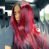 straight hair highlight hd lace wig