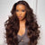 Dark Brown #4 Colored Glueless Straight And Body Wave 5x5 HD Lace Closure Wigs