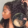 deep wave 4c edges hairline deep wave glueless lace wig