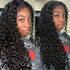 deep wave 4c edges hairline deep wave glueless lace wig