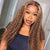 Highlight P4/27 Mix Colored Curly Human Hair 13x4 Lace Front Wigs - uprettyhair