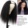 Kinky Straight U Part Wigs Human Hair Natural Hair Wigs For Women - uprettyhair