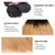 T1B/27 Straight Hair 3 Bundles With Closure Dark Roots Honey Blonde Human Hair - uprettyhair
