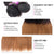 T1B/30 Ombre Hair Dark Roots 3 Bundles Brazilian Straight Hair With Closure - uprettyhair