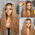 ombre honey blonde water wave wig