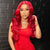 Red Color Straight 13x6 Lace Front Wig Body Wave Lace Wigs 150% 200% Density