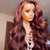 reddish brown body wave hd lace wig