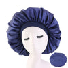 Satin Silk Hair Bonnet Sleep Night Cap Head Cover Bonnet Hat For Hair Care Random Color