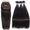 Straight Hair 3 Bundles With Closure Deals Bundles With 5 By 5 Lace Closure - uprettyhair