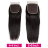 Brazilian Human Hair Straight Hair 4x4 Lace Closure With Baby Hair - uprettyhair