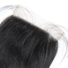 Straight Hair Single 6x6 Closure Human Hair Extensions Deep Parting Closure - uprettyhair