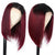 1b 99j ombre color straight hair bob wig