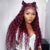 water wave 99j burgundy hair lace wigs